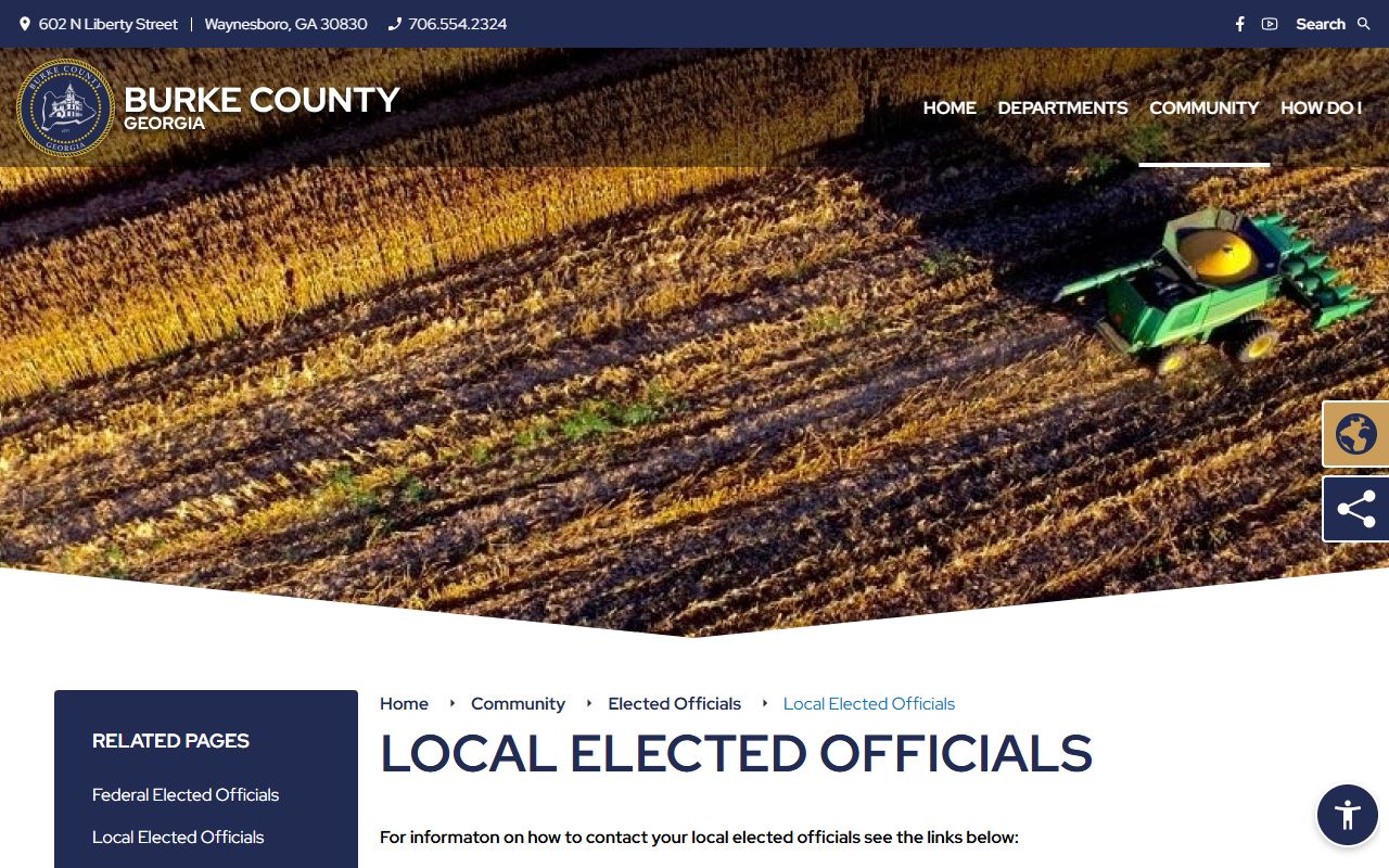 Burke County Clerk of Superior State and Juvenile Court elected officials record source