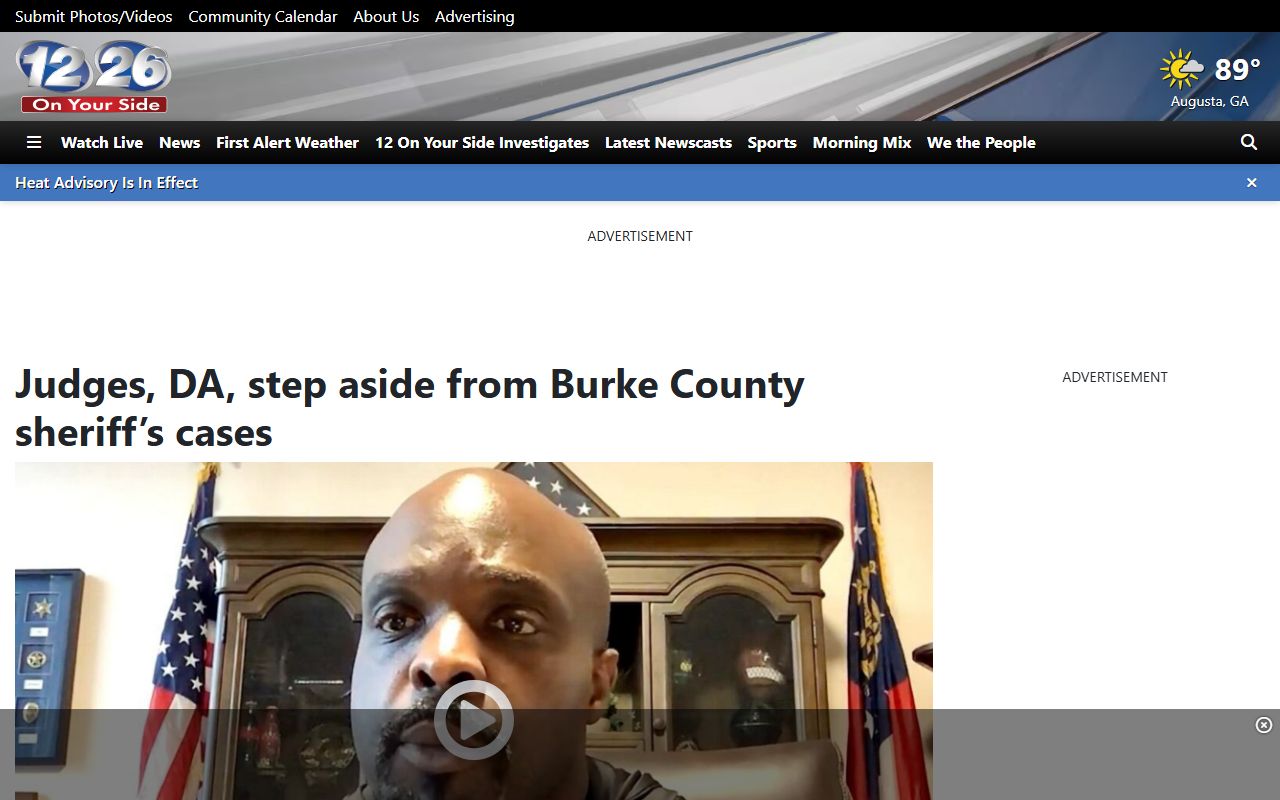 Burke County court charges after arrest WRDW recusal report
