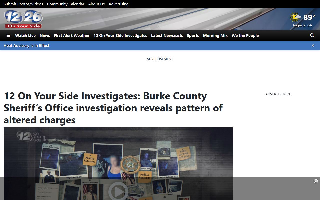 Burke County arrest records altered charges report