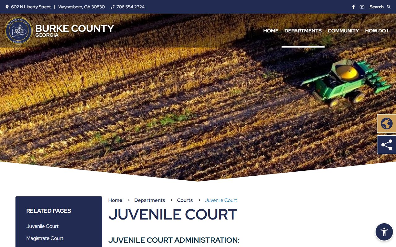 Burke County Court records Juvenile Court records source