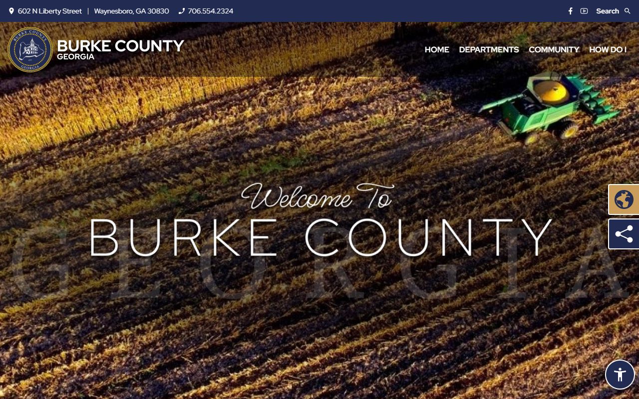 Burke County Court records official county homepage