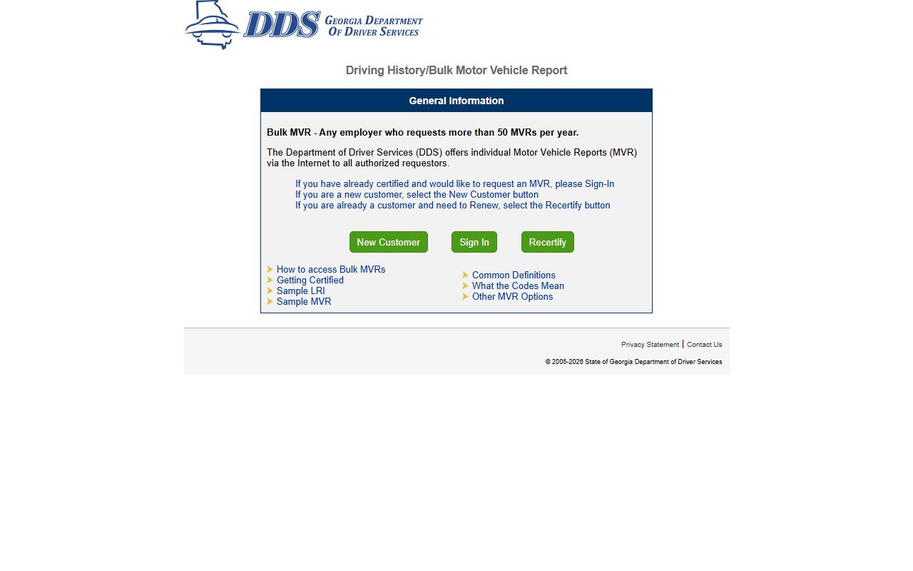 Burke County traffic court records Georgia DDS online MVR portal